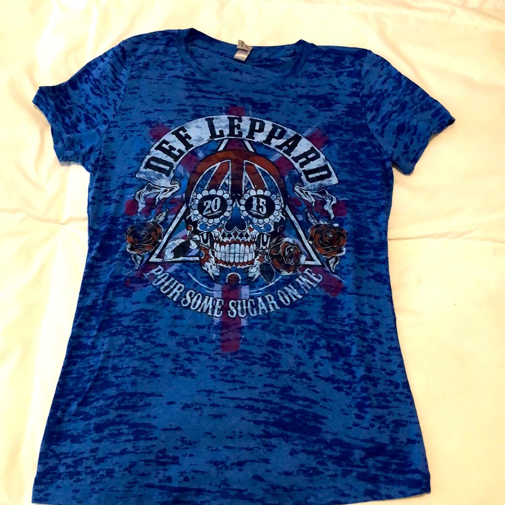 Authentic concert tee. Def Leppard in 2015. Sz. L